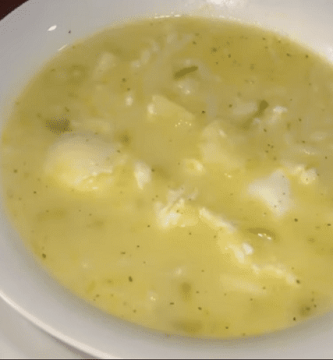 Sopa de Queso Ecuatoriana - receta ecuatoriana