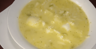 sopa de queso ecuatoriana