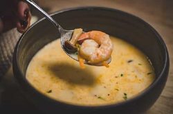 Sopa de camarones - receta ecuatoriana
