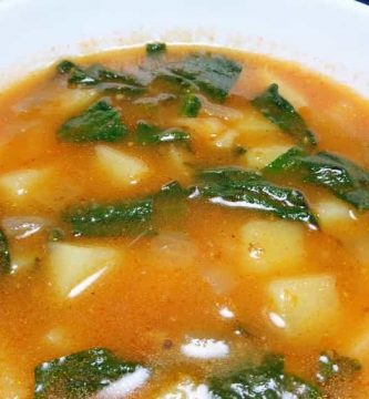 sopa de espinacas
