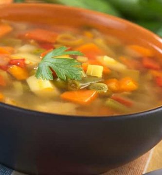 Sopa Juliana ecuatoriana - receta ecuatoriana