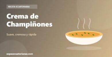 Crema de Champiñones
