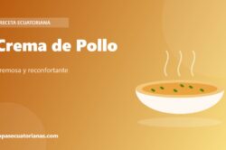 Crema de Pollo - receta ecuatoriana
