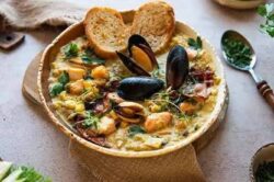 Sopa de Almejas - receta ecuatoriana