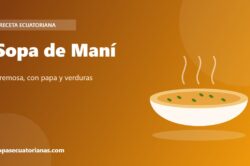 Sopa de Maní - receta ecuatoriana