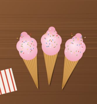 Espumilla de guayaba ecuatoriana en barquillos con grageas