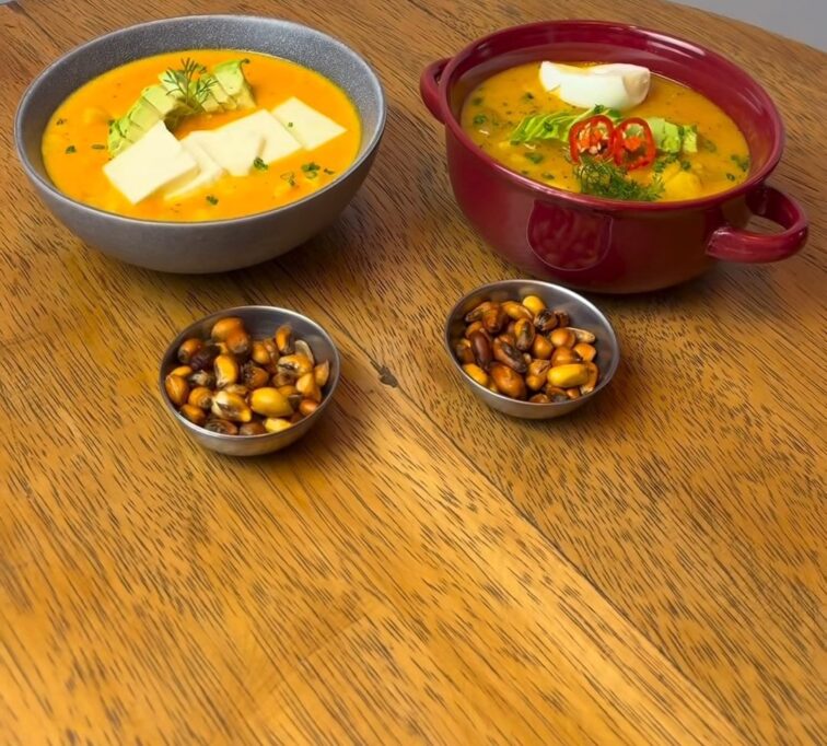 Papas con Cuero Ecuatorianas en Salsa de Maní – plato típico ecuatoriano